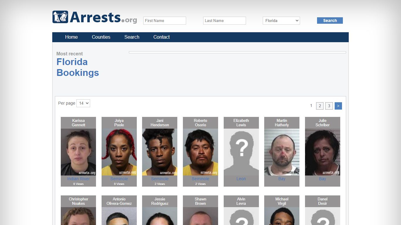 Florida Arrests and Inmate Search